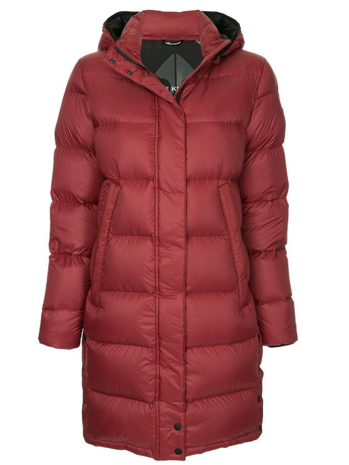 Moose Knuckles Padded Hooded Coat - Red
