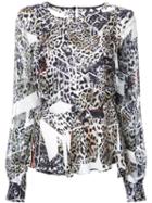 Preen By Thornton Bregazzi 'chantal' Blouse, Women's, Size: Medium, Brown, Silk