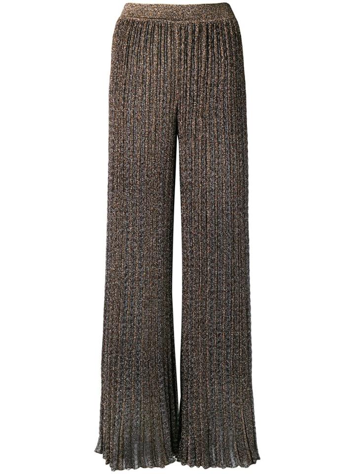 Missoni Knitted Palazzo Pants - Brown