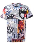 Ktz Collage Print T-shirt, Men's, Size: Small, Cotton