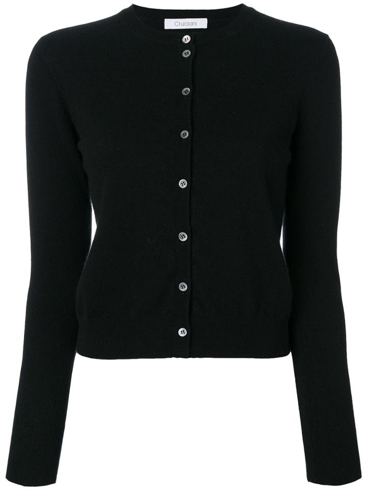 Cruciani Classic Fitted Cardigan - Black