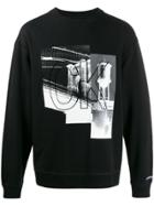 Calvin Klein Jeans Graphic Print Sweatshirt - Black