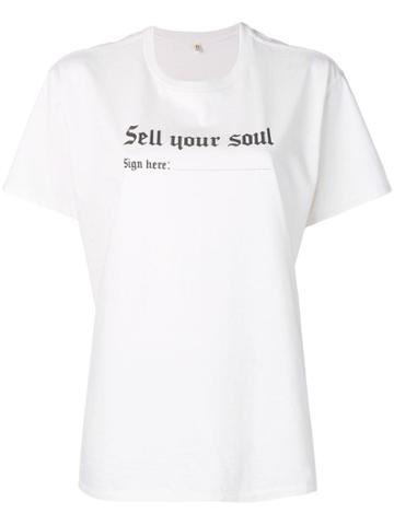 R13 Sell Your Soul T-shirt - Neutrals