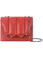 Marco De Vincenzo Griffe Clutch Bag - Red