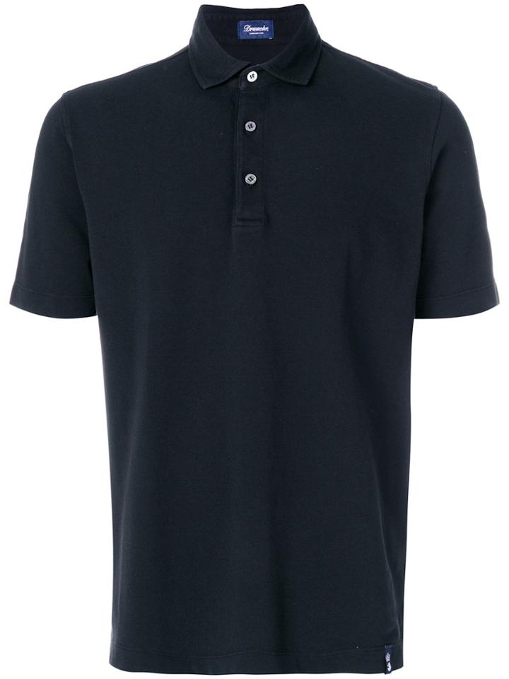 Drumohr Classic Polo Shirt - Black