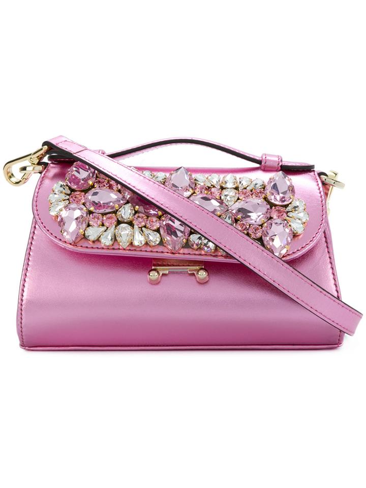 Gedebe Mini Alma Shoulder Bag - Pink & Purple