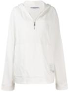 Katharine Hamnett London Hooded Oversized Sweatshirt - White