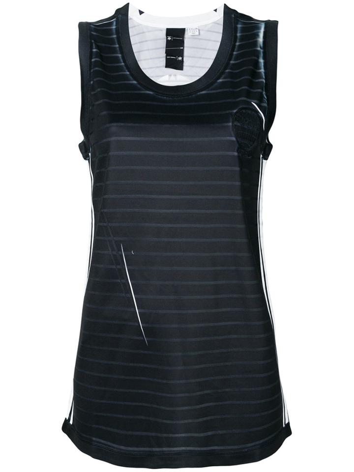 Adidas Originals By Alexander Wang Striped Tank Top - Black