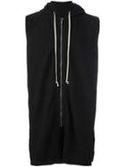 Rick Owens Drkshdw 'moody Loong' Hoodie - Black