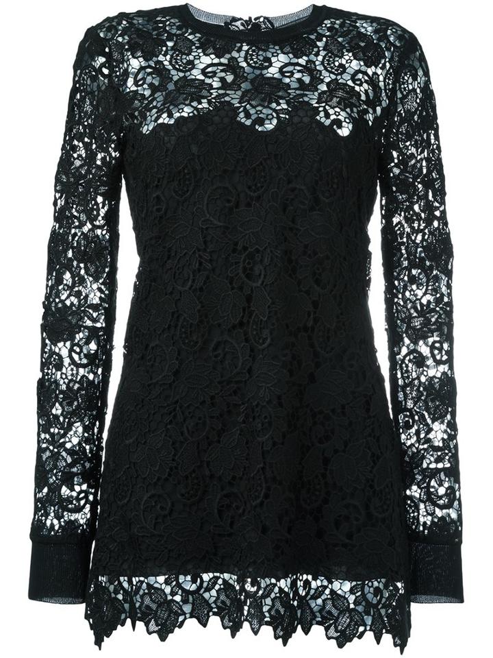 Ermanno Scervino Macramé Lace Mini Dress