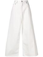 Mm6 Maison Margiela Open Slits Skirt - White