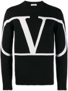 Valentino Cashmere Vlogo Sweater - Black