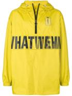 Wwwm Logo Hooded Jacket - Yellow