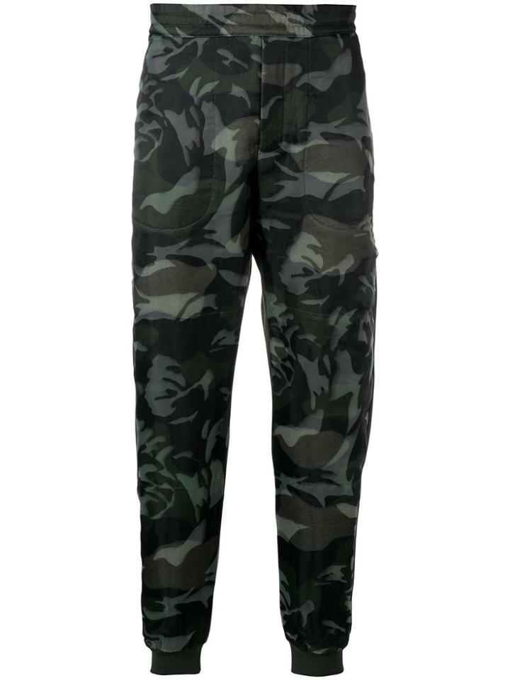 Alexander Mcqueen Camouflage Sweatpants - Green