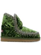 Mou Velvet Eskimo 18 Boots - Green