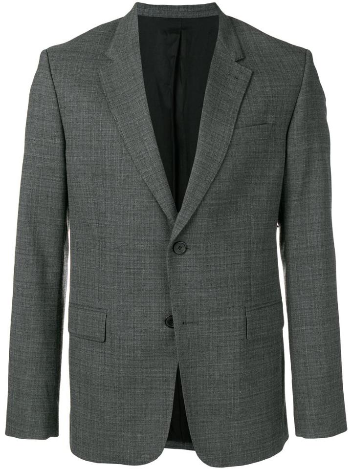 Ami Paris Lined Two Buttons Jacket - Black