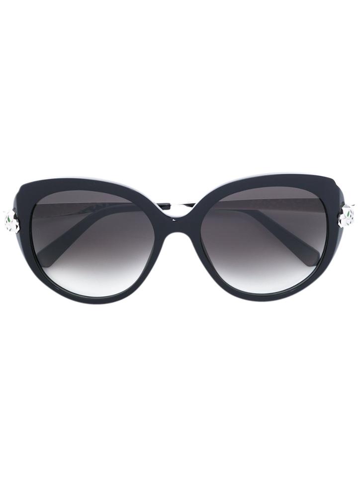 Cartier Panthère De Cartier Sunglasses - Black