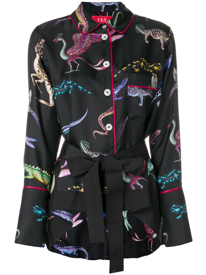 F.r.s For Restless Sleepers Poros Blouse - Black