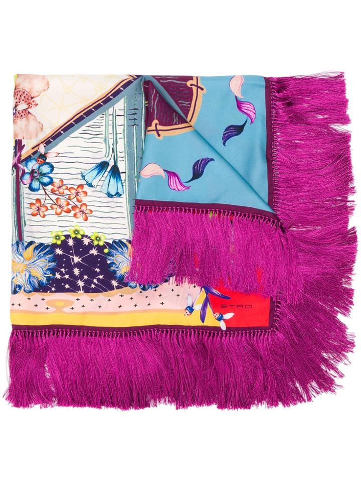 Etro Silk Scarf - Neutrals