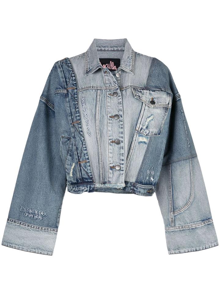 Haculla Colour Block Denim Jacket - Blue