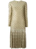Christian Dior Pre-owned Sequinned Drop Hem Dress - Neutrals