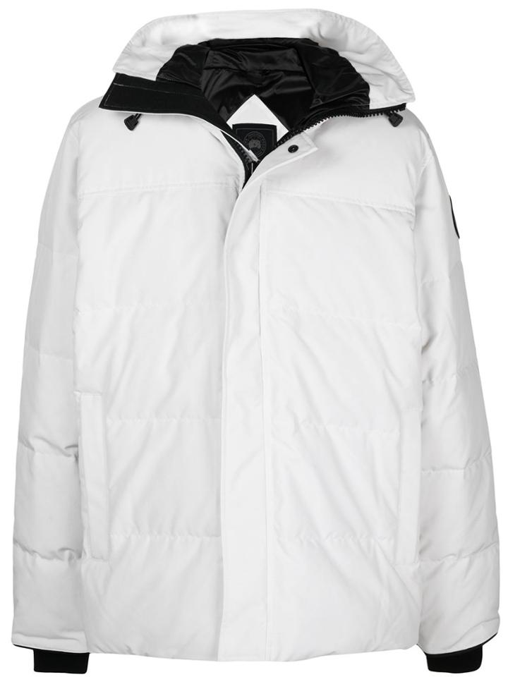 Canada Goose Hooded Padded Jacket - White