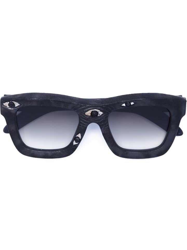 Kuboraum 'mask C7' Sunglasses, Adult Unisex, Black, Acetate
