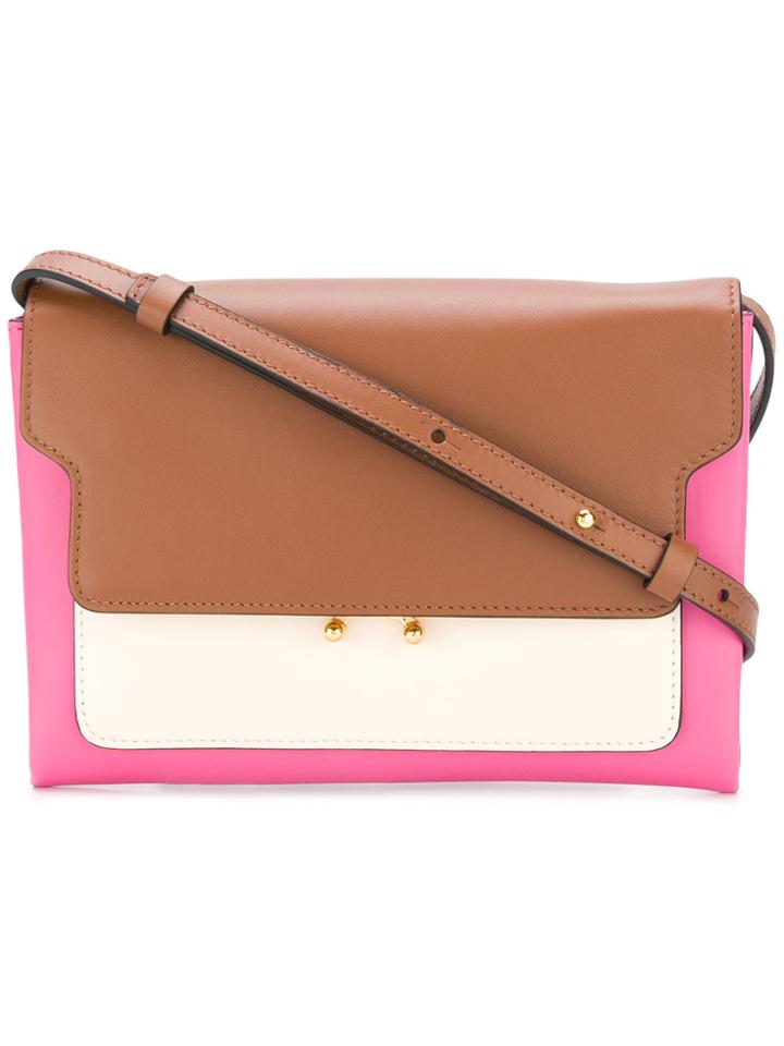 Marni Colour Block Crossbody Bag - Multicolour