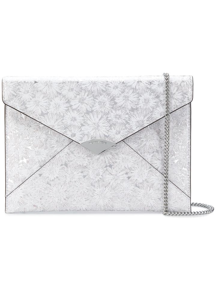 Michael Michael Kors Barbara Clutch - White