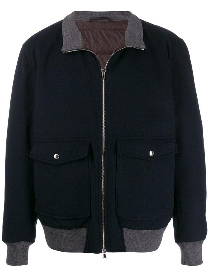 Barba Padded Interior Jacket - Blue