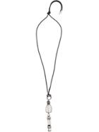 Alexander Mcqueen Whistle Necklace - Metallic