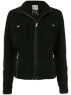 Chanel Pre-owned Fleece Long Sleeve Coat Jacket - Black