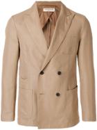 Al Duca D'aosta 1902 Double Breasted Jacket - Nude & Neutrals