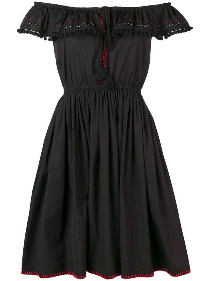 Miu Miu Off The Shoulder Dress - Black