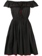 Miu Miu Off The Shoulder Dress - Black