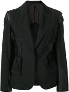 Jean Paul Gaultier Vintage Blazer With Attached Details - Black