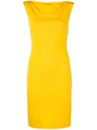 Dsquared2 Fitted Cowl Neck Dress - Yellow & Orange
