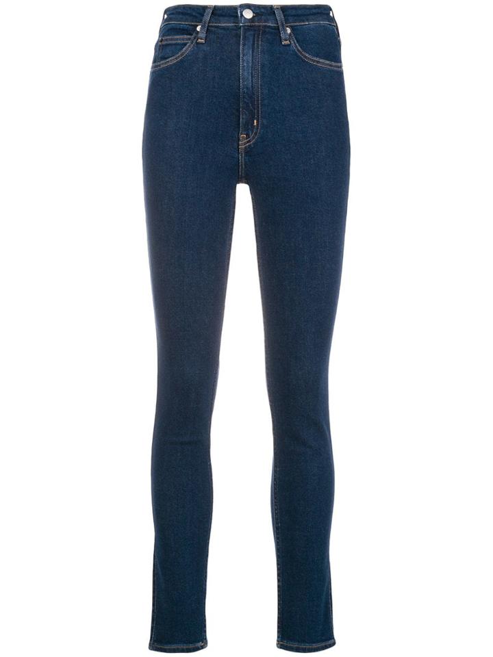Calvin Klein Jeans High-waisted Skinny Jeans - Blue