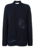 Stella Mccartney Distressed Detail Jumper - Blue