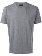 Z Zegna Classic T-shirt, Men's, Size: Small, Grey, Cotton