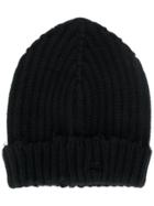 Unravel Project Intarsia Knit Hat - Black