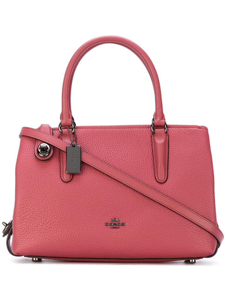 Coach Zipped Tote - Pink & Purple
