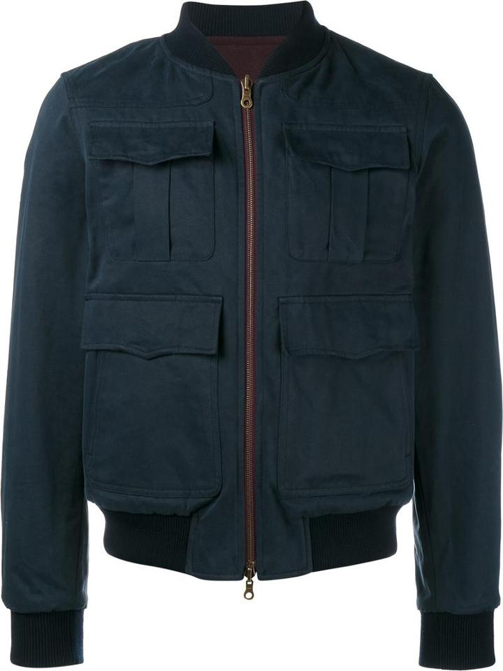 Dries Van Noten - Reversible Embroidered Bomber Jacket - Men - Cotton - 48, Blue, Cotton