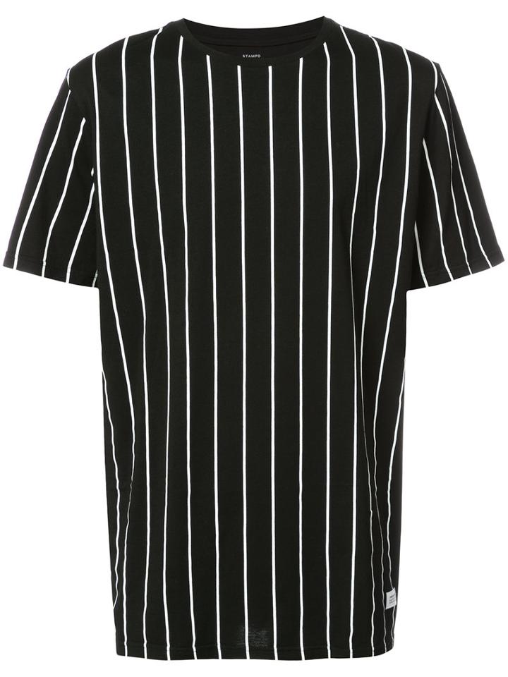 Stampd - Striped Top - Women - Cotton - M, Black, Cotton