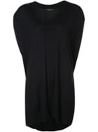 Derek Lam Side Split Knit Top, Women's, Size: Medium, Blue, Silk/cashmere