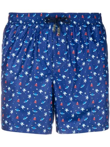 Fefè Spazio Swim Shorts - Blue