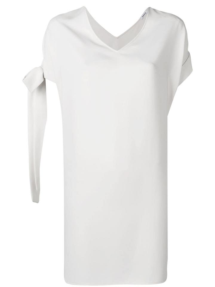 P.a.r.o.s.h. Bow Detail Dress - Neutrals