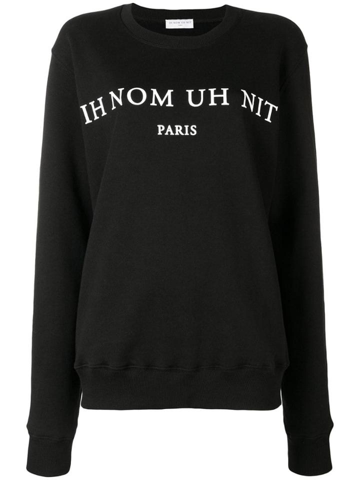Ih Nom Uh Nit Oversized Sweatshirt - Black
