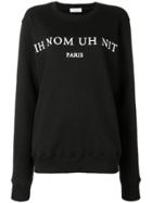 Ih Nom Uh Nit Oversized Sweatshirt - Black