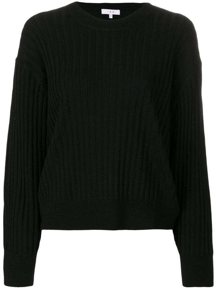 Iro Ribbed Sweater - Black